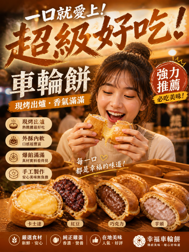 人物互動餐點廣告圖（高轉換爆款風格）