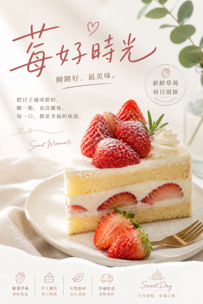 文青風單品餐點形象照（品牌質感版）