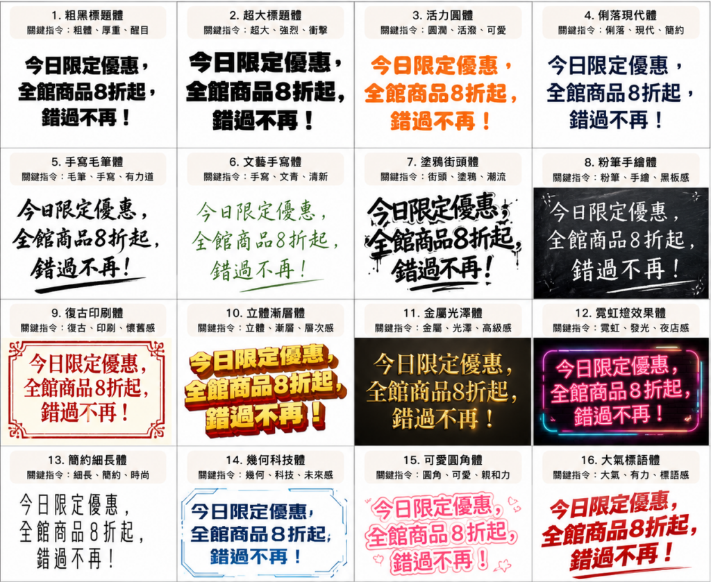 廣告用重點文案視覺圖（轉換導向）
